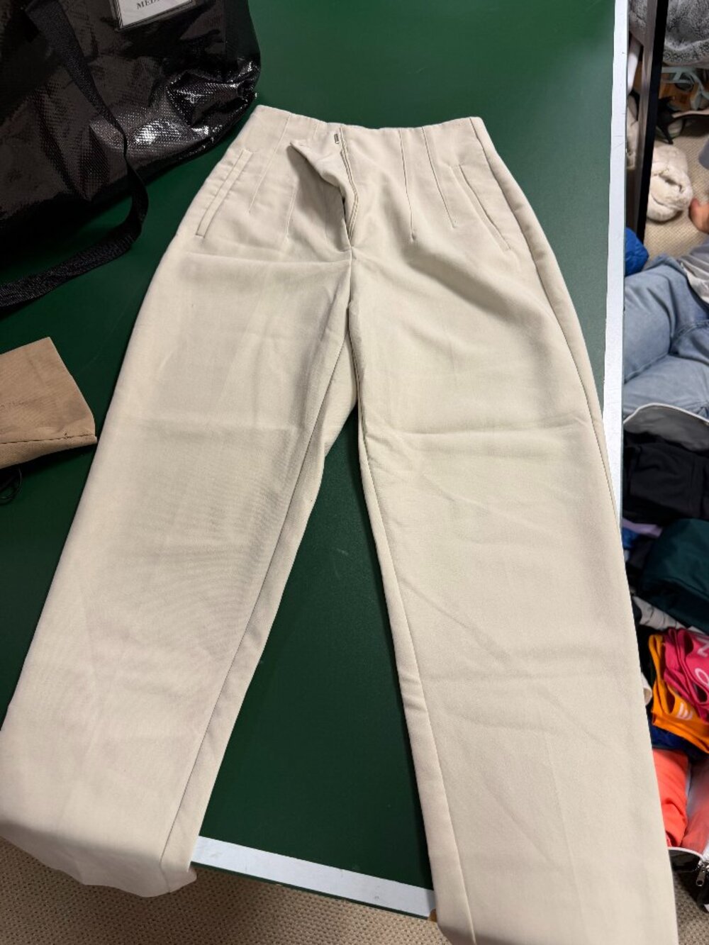 zara professional work pants